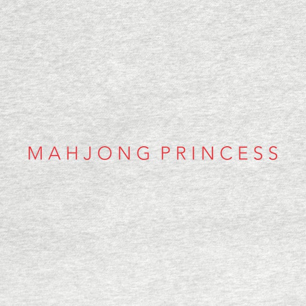 MAHJONG PRINCESS - RED by DIRTEE